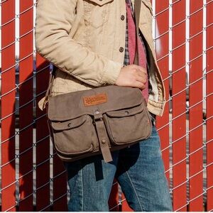 Gearomic Crossbody Canvas Messenger Bag